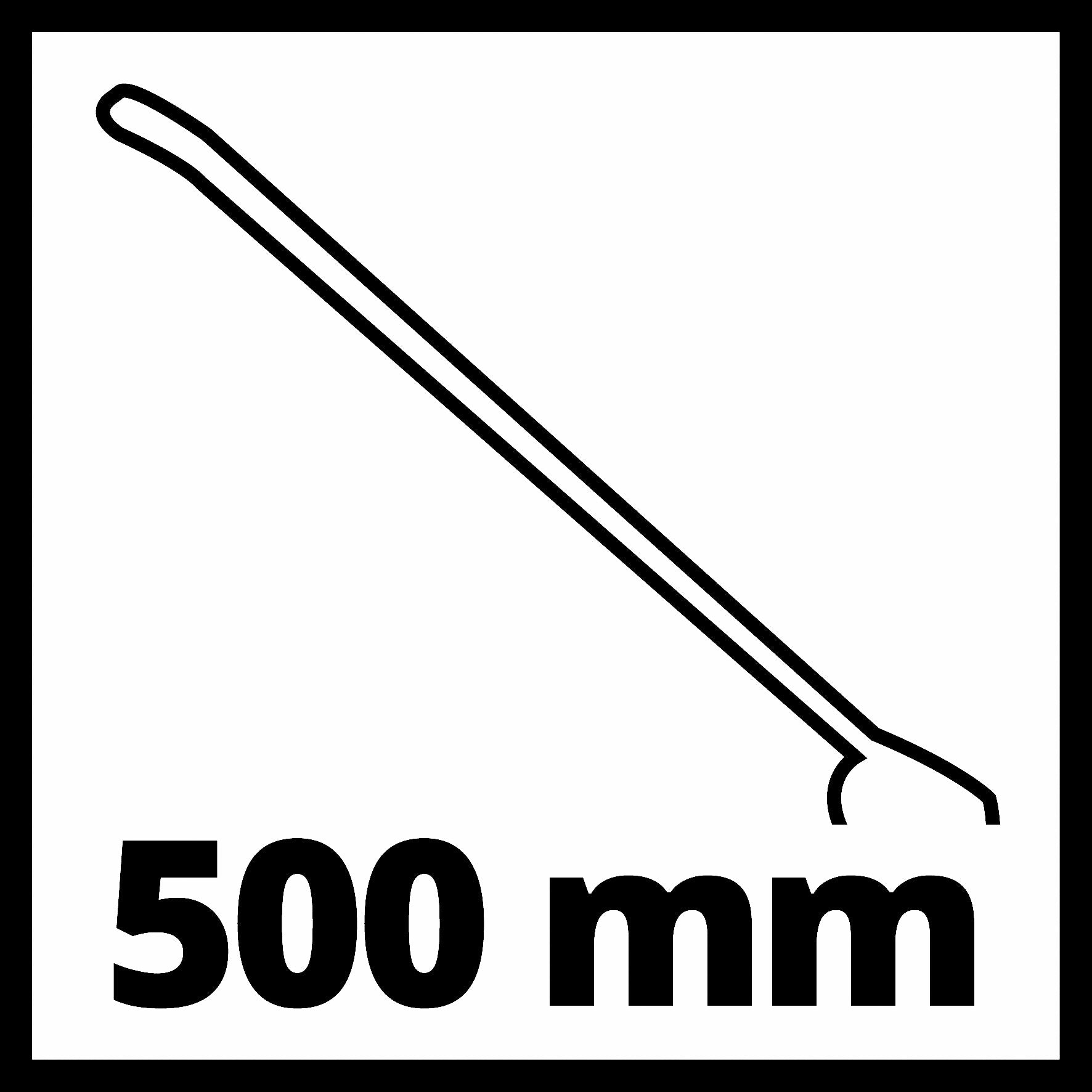 Ausblaspistole 500 mm extralang