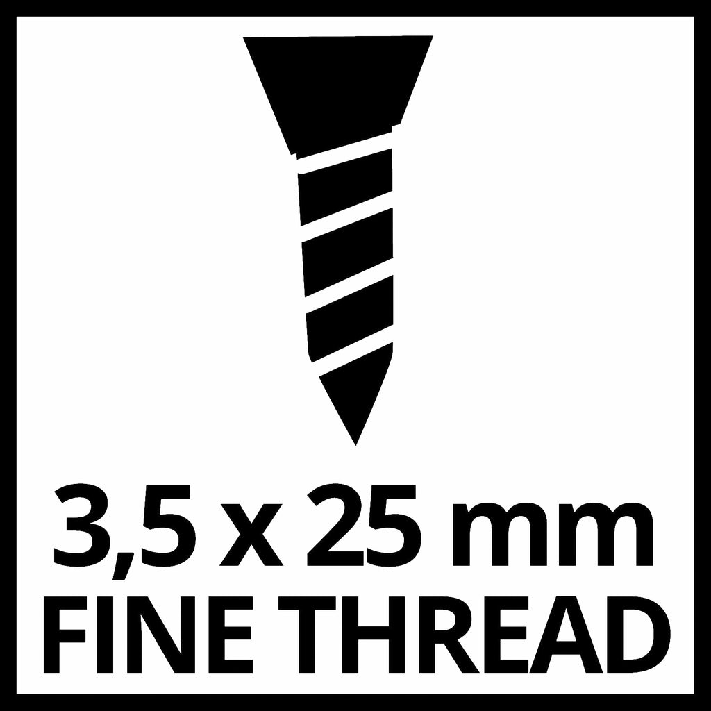 Trockenbauschrauber-Zubehör Schraubengurt, fein, 3,5x25mm