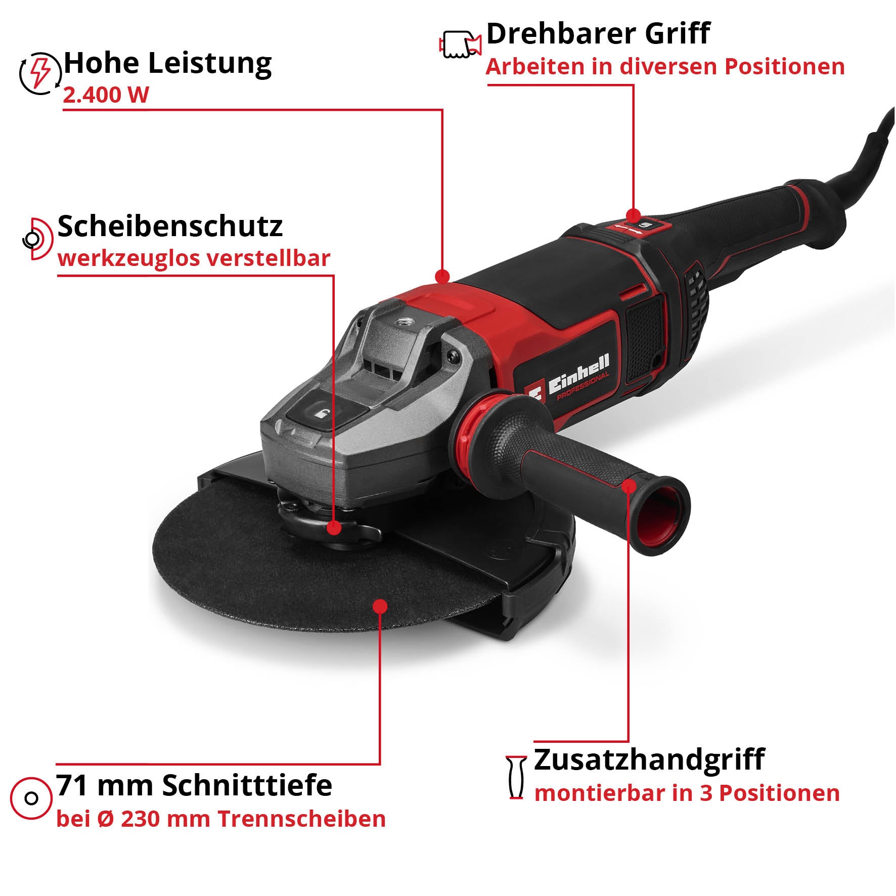 Winkelschleifer TP-AG 230/2400