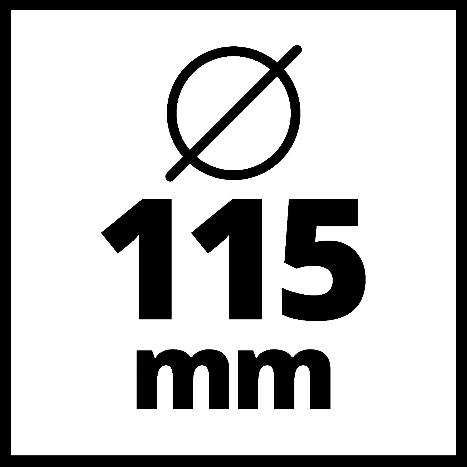 Akku-Winkelschleifer TE-AG 18/115 Q Li Solo