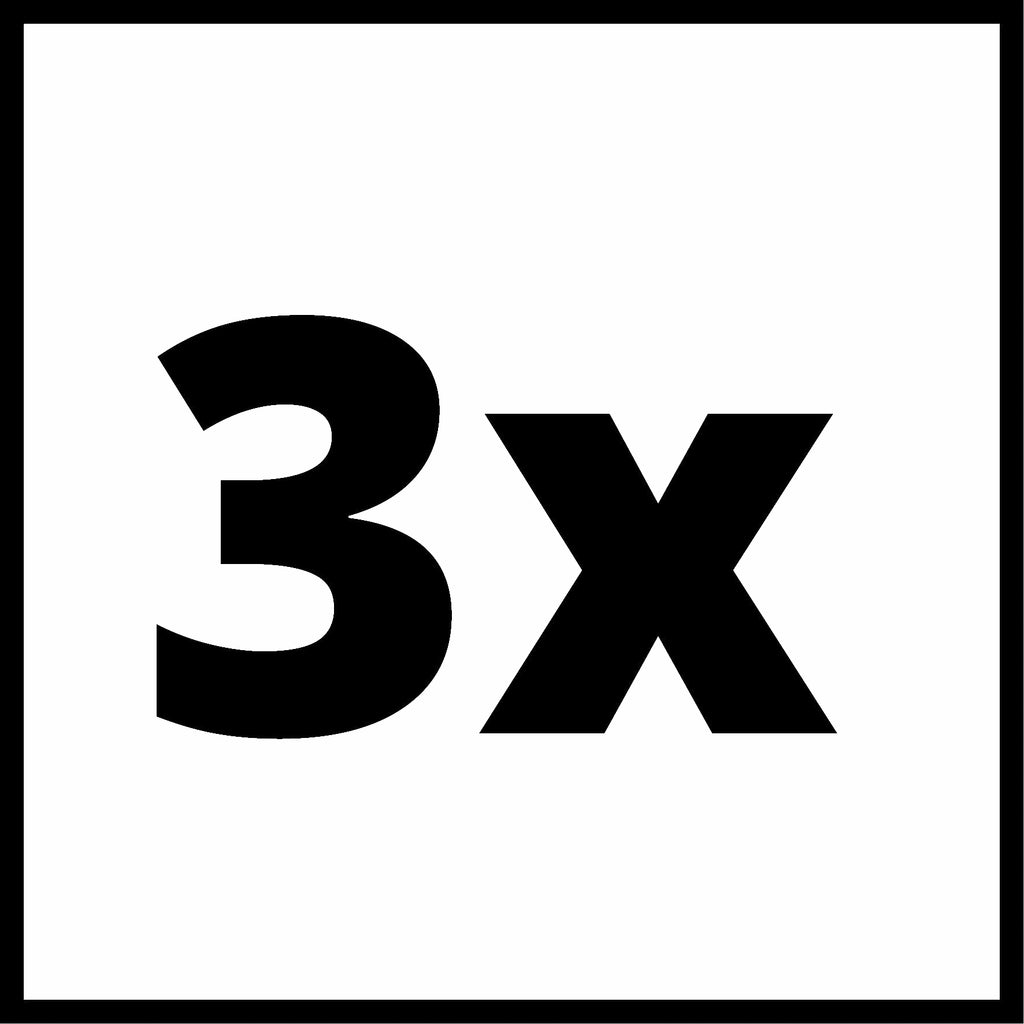 3 Fächerscheiben gebogen 125 mm