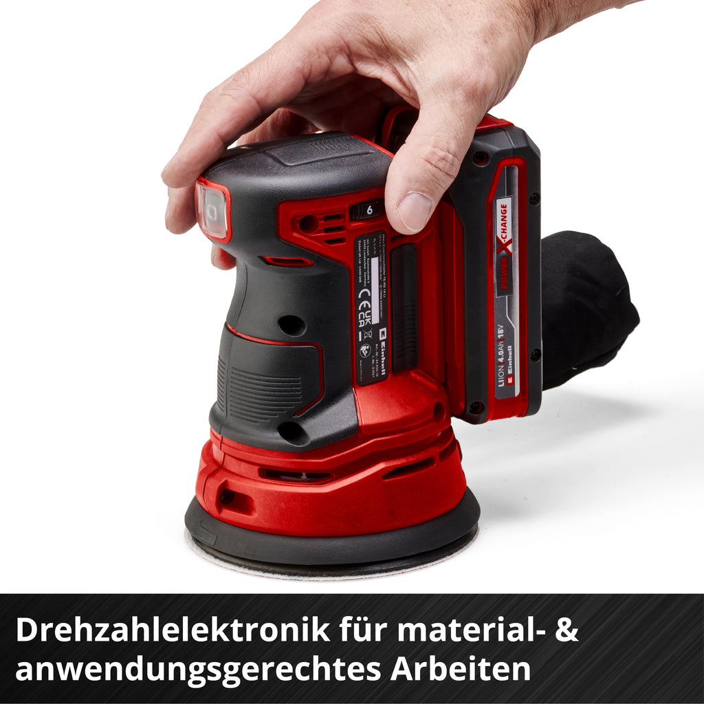 Akku-Exzenterschleifer TE-RS 18 Li Solo, Power X-Change