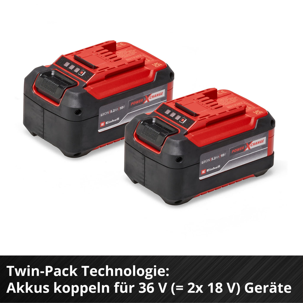 18V Doppelpack Akku 5,2 Ah Power X-Change