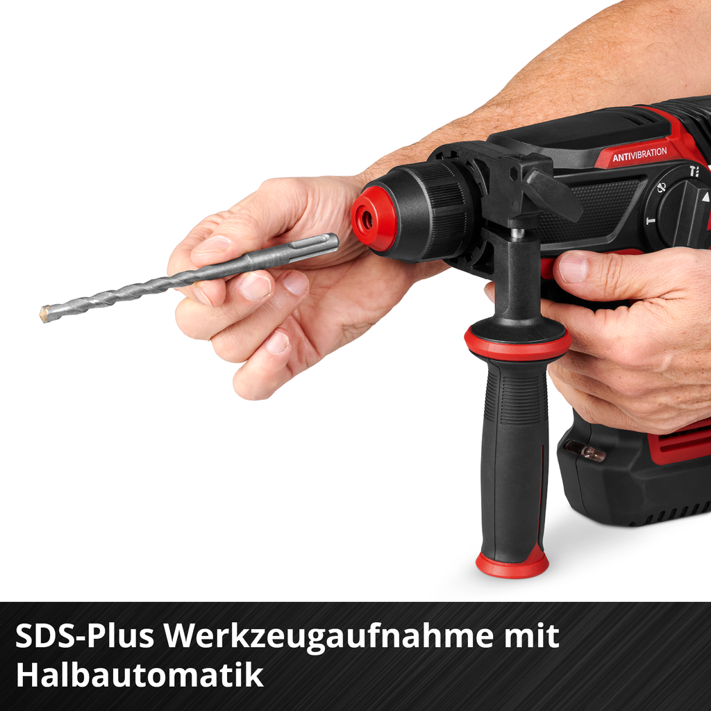 Akku-Bohrhammer TP-HD 18/28 Li BL +4 (1x 3,0 Ah+)