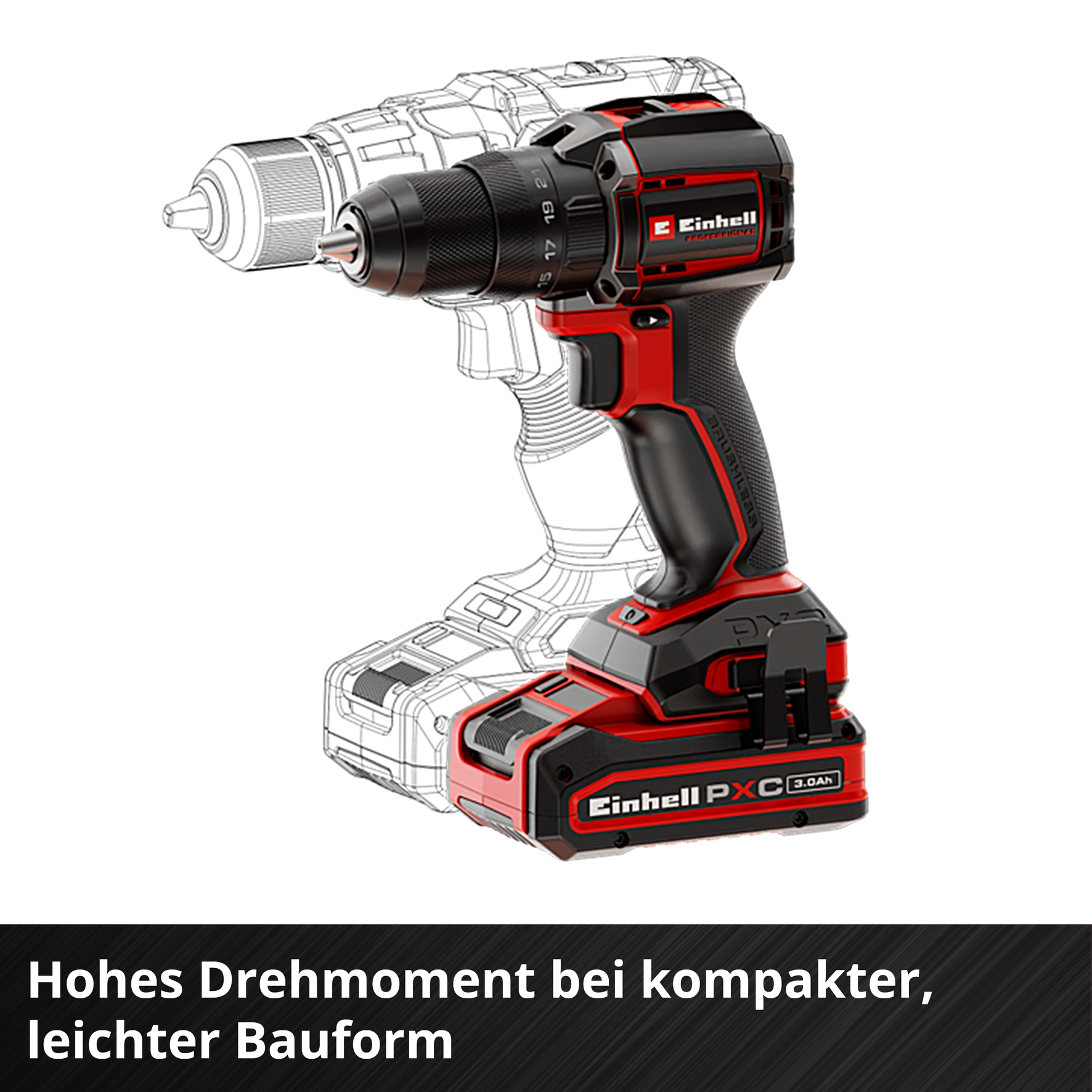 Akku-Bohrschrauber TP-CD 18/70-C Li BL - Solo