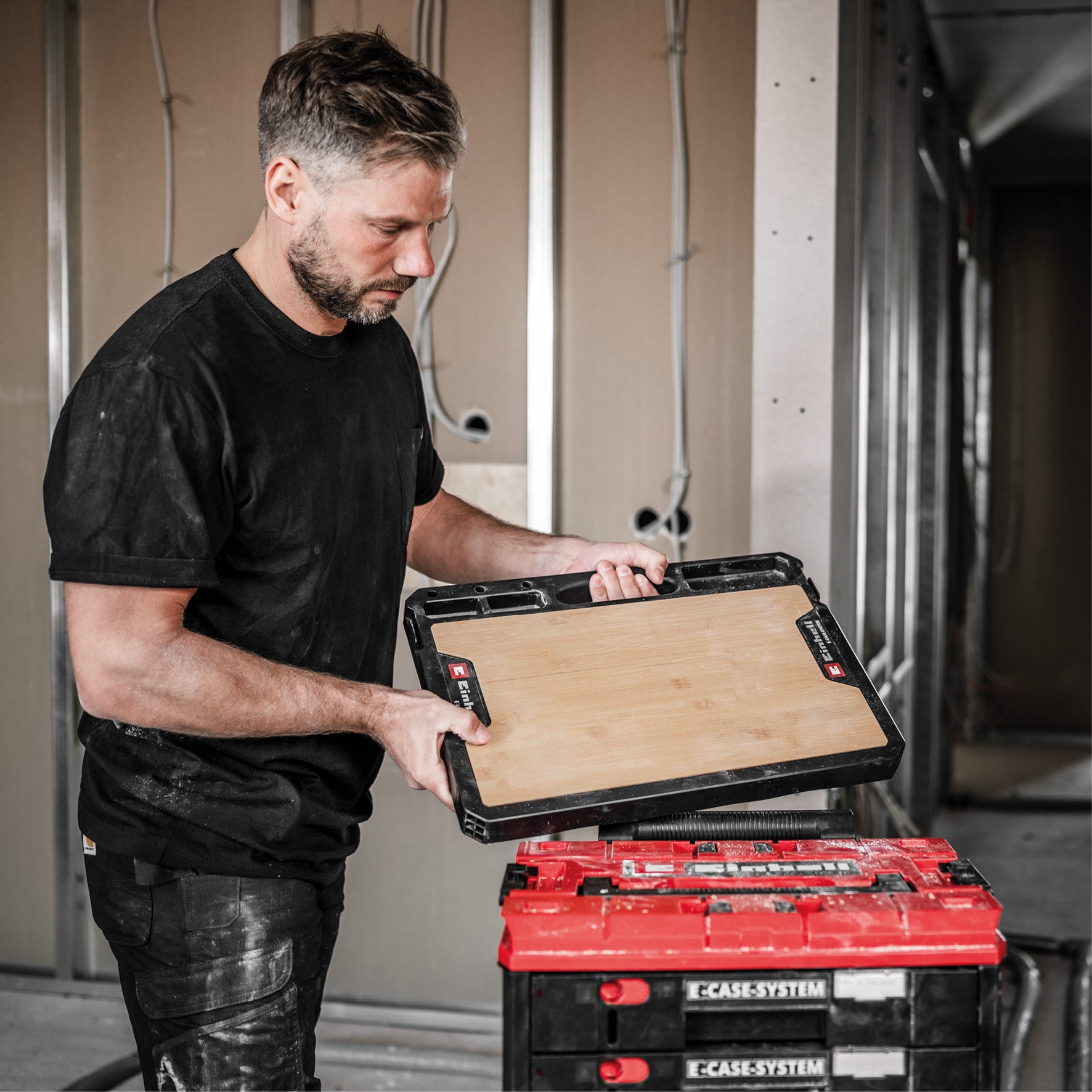 Systemkoffer E-Case Arbeitsplatte