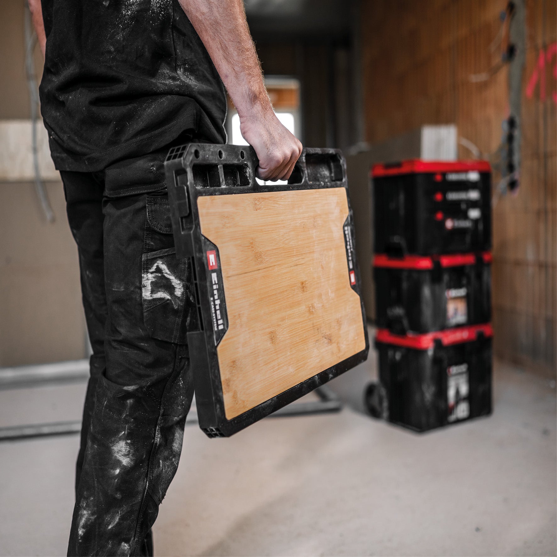 Systemkoffer E-Case Arbeitsplatte