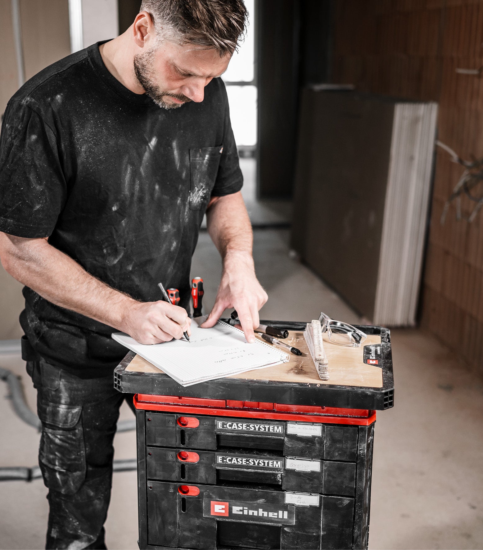 Systemkoffer E-Case Arbeitsplatte