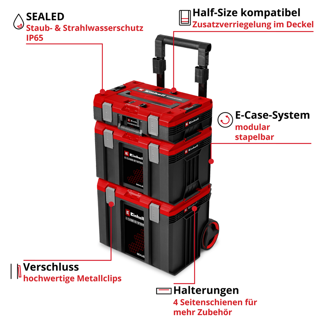 Systemkoffer E-Case rollende Werkstatt SEALED