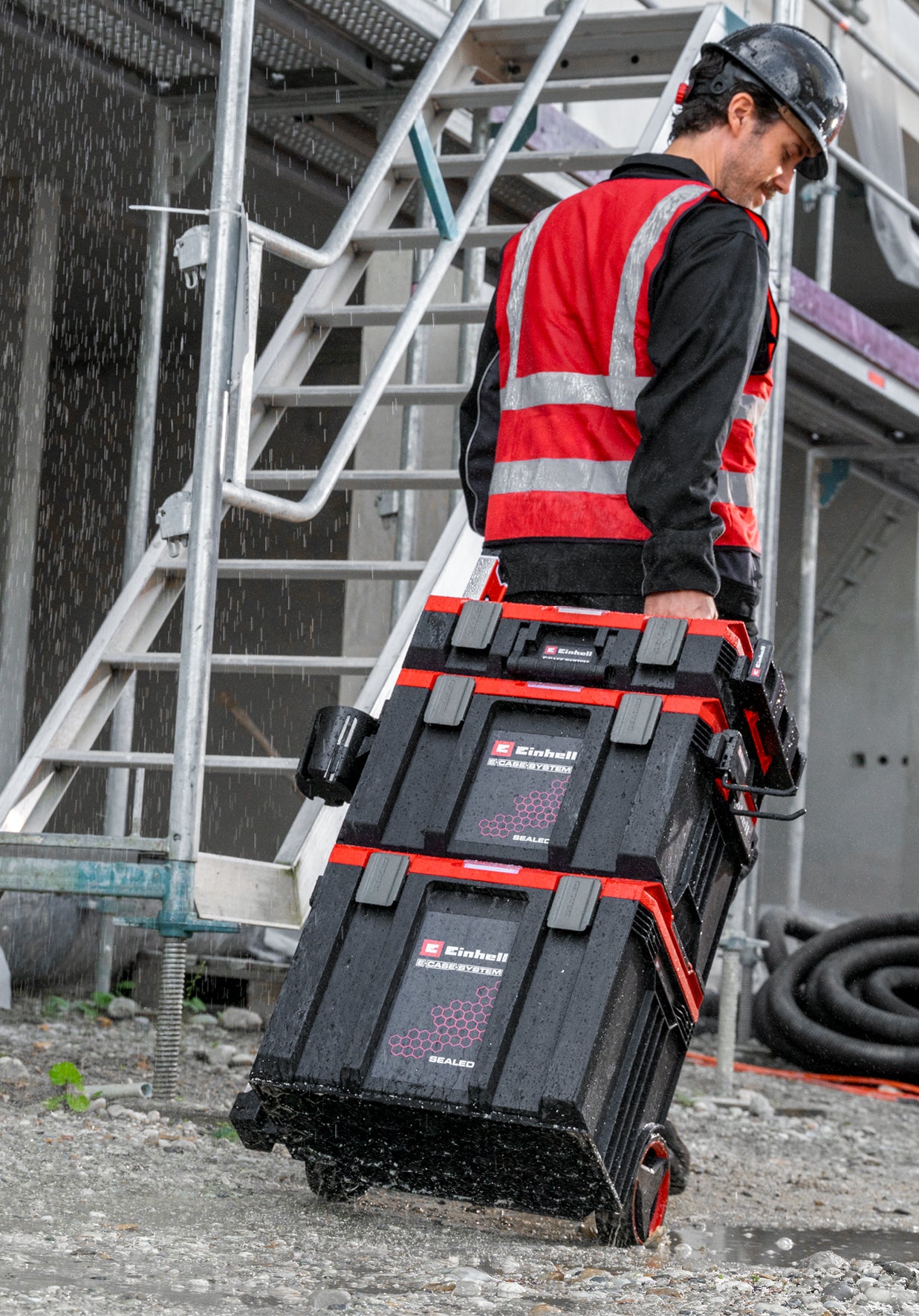 Systemkoffer E-Case rollende Werkstatt SEALED