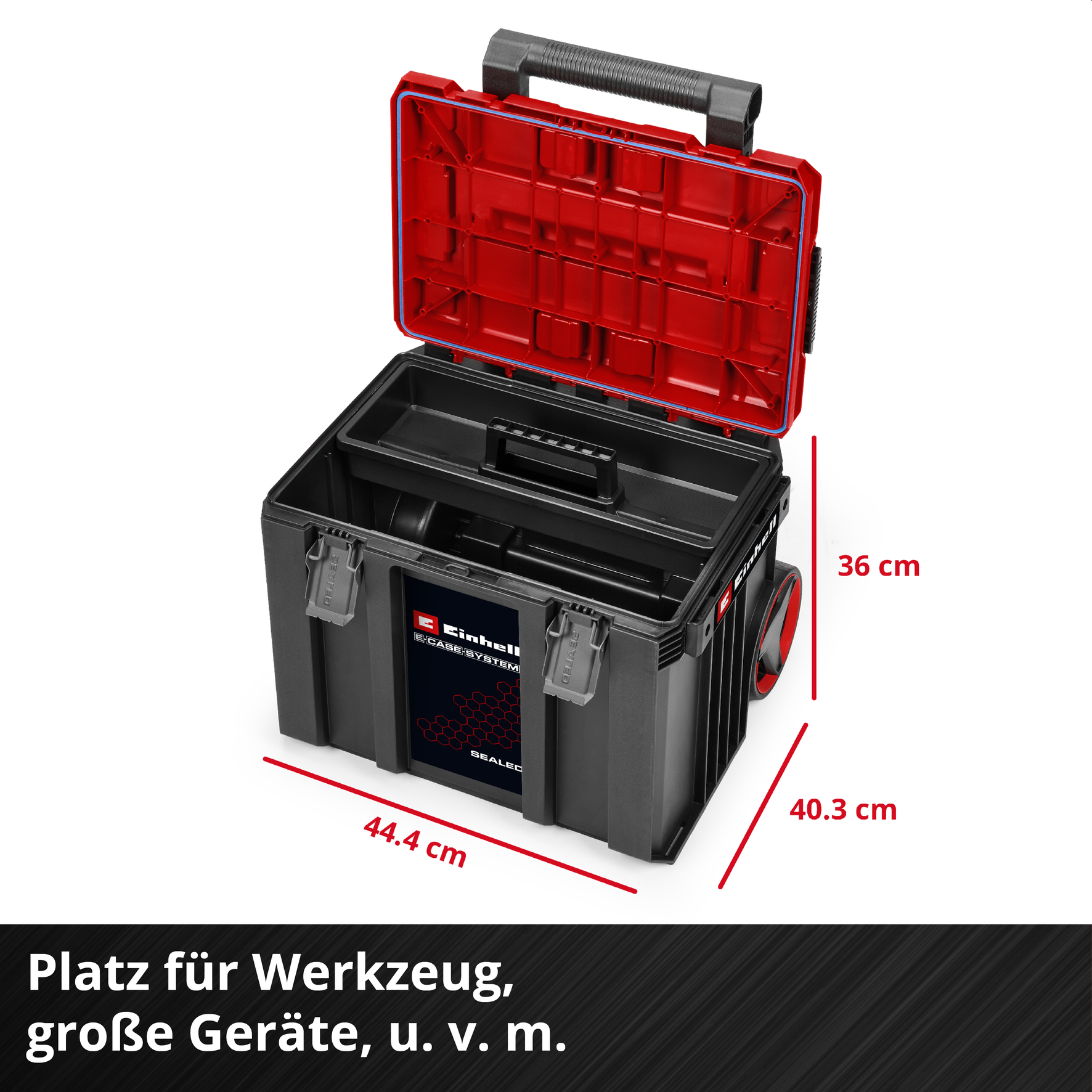 Systemkoffer E-Case rollende Werkstatt SEALED