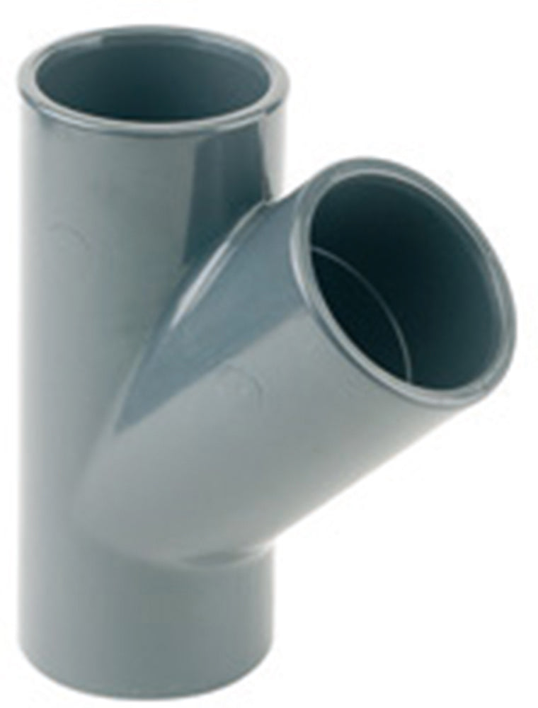 PVC-T-Stück 50 mm Ø 45°