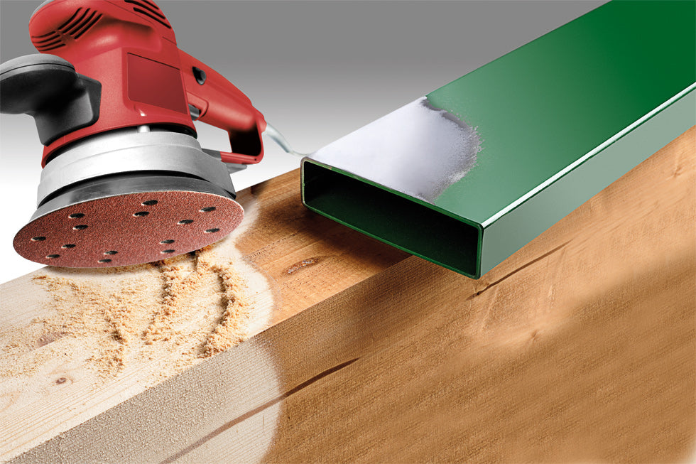 25 QUICK-STICK Schleifscheiben, HOLZ & METALL, Ø 150 mm, 60, 120, 180