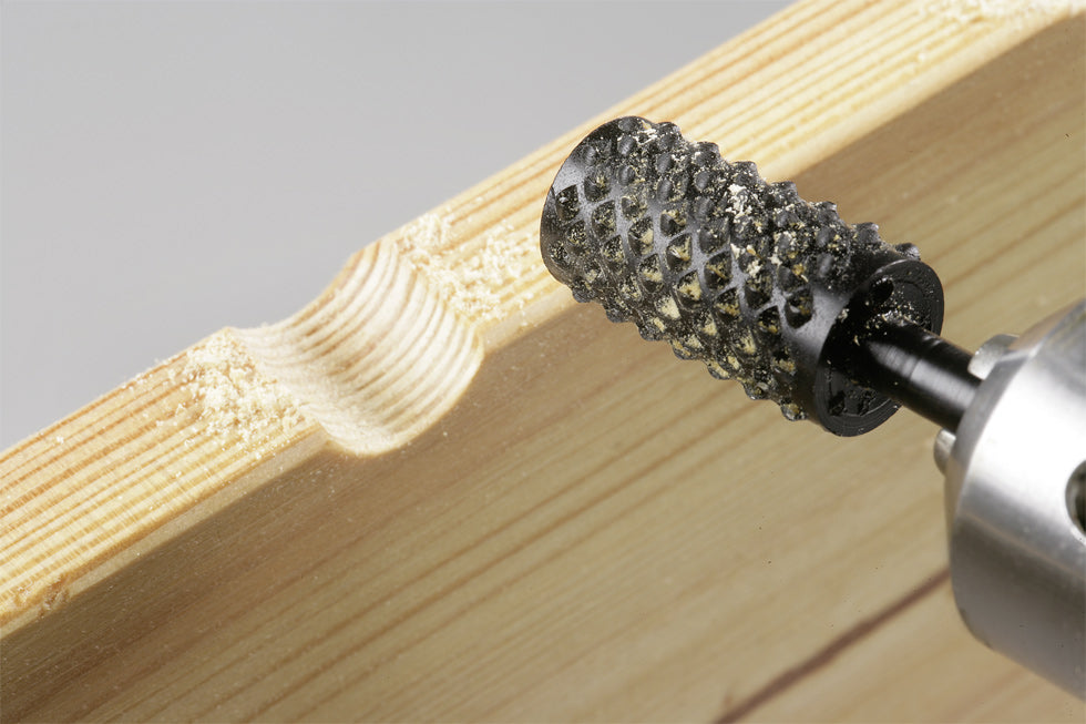 Profilraspel, Holzbearbeitung, zylindrisch, 16 x 30 mm