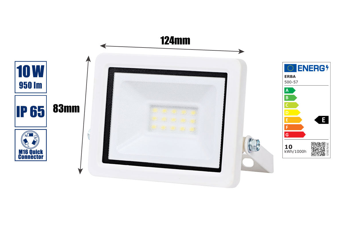 LED-Strahler 10 Watt weiss