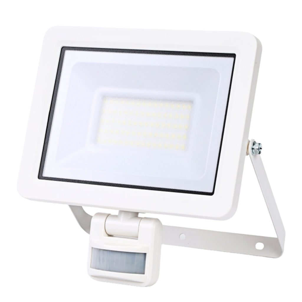 LED-Strahler 50 Watt + BWM weiss