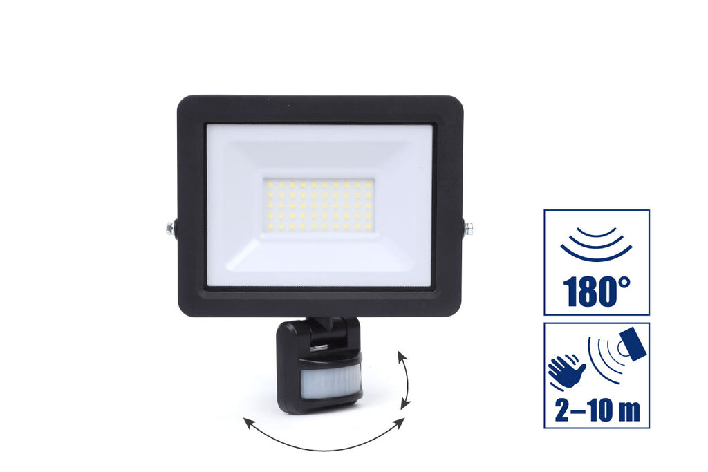 LED-Strahler 30 W + Bewegungsmelder