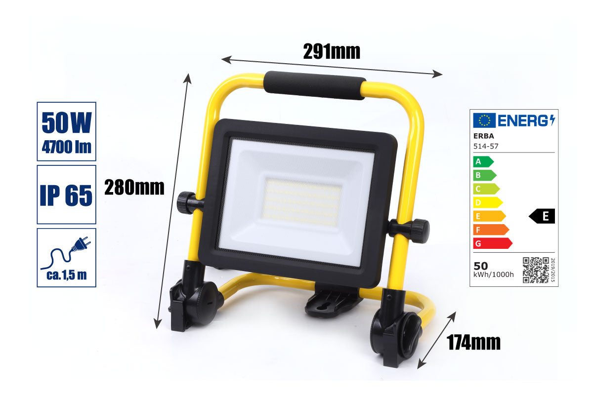 LED-Strahler 50 W + Gestell