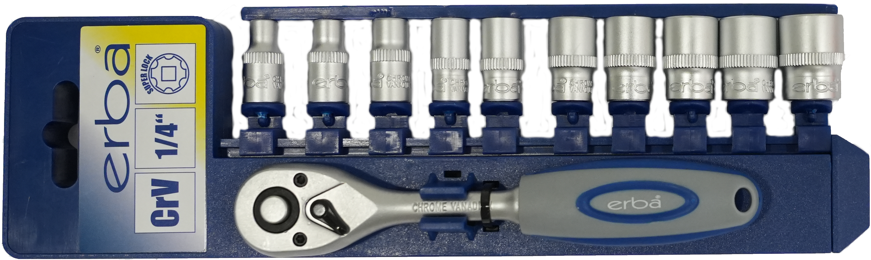 Ratsche und Nusssatz 1/4"