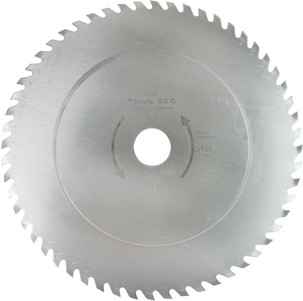 Universal-Sägeblatt 250 x 30 mm Ø, 56 Zähne