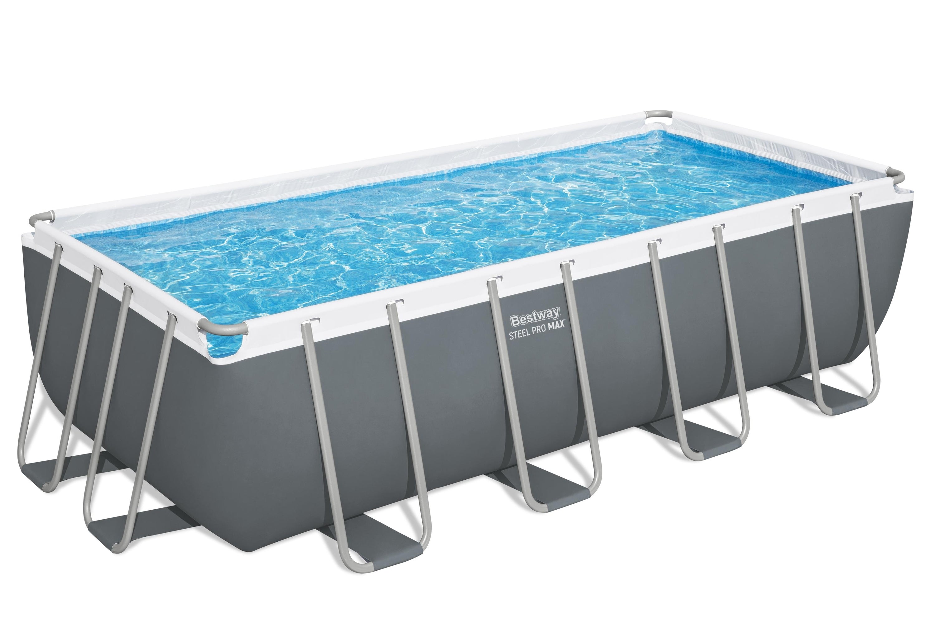 Stahlrahmen-Pool 488 x 244 x 122 cm