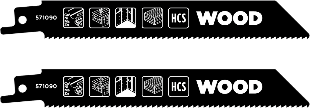HCS-Säbelsägeblätter, Mehrzweckanwendungen, mittel