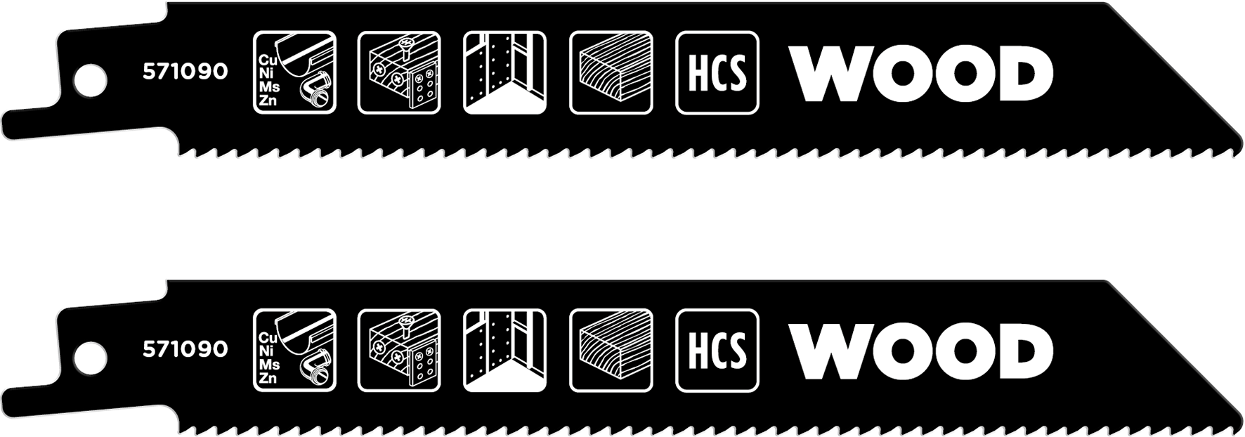 HCS-Säbelsägeblätter, Mehrzweckanwendungen, mittel