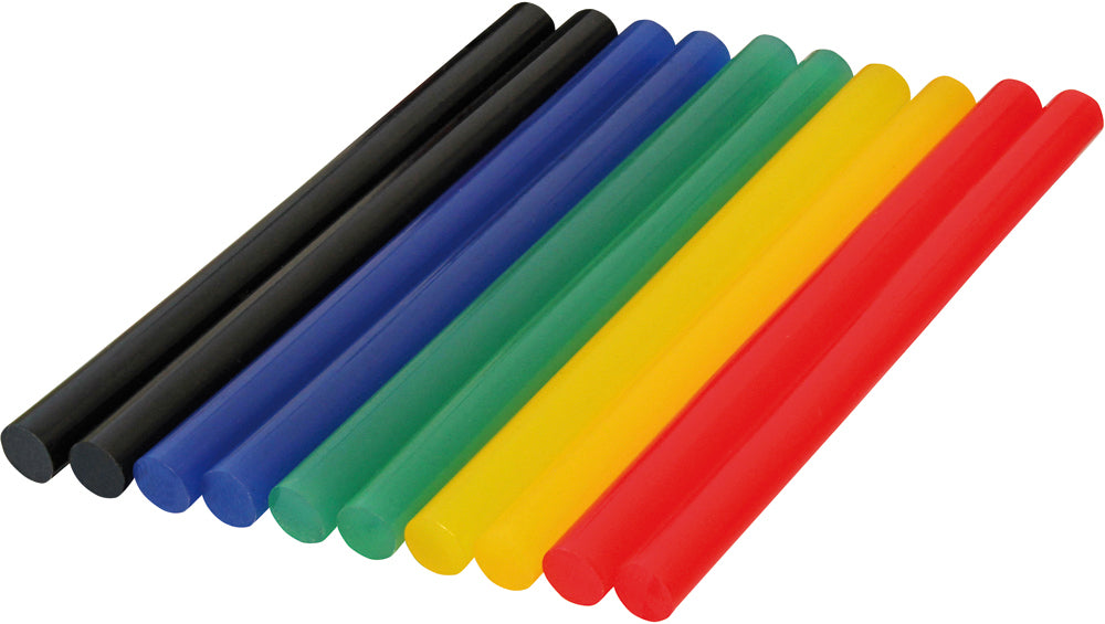 10 Klebesticks bunt sortiert 7 mm Ø 54 g