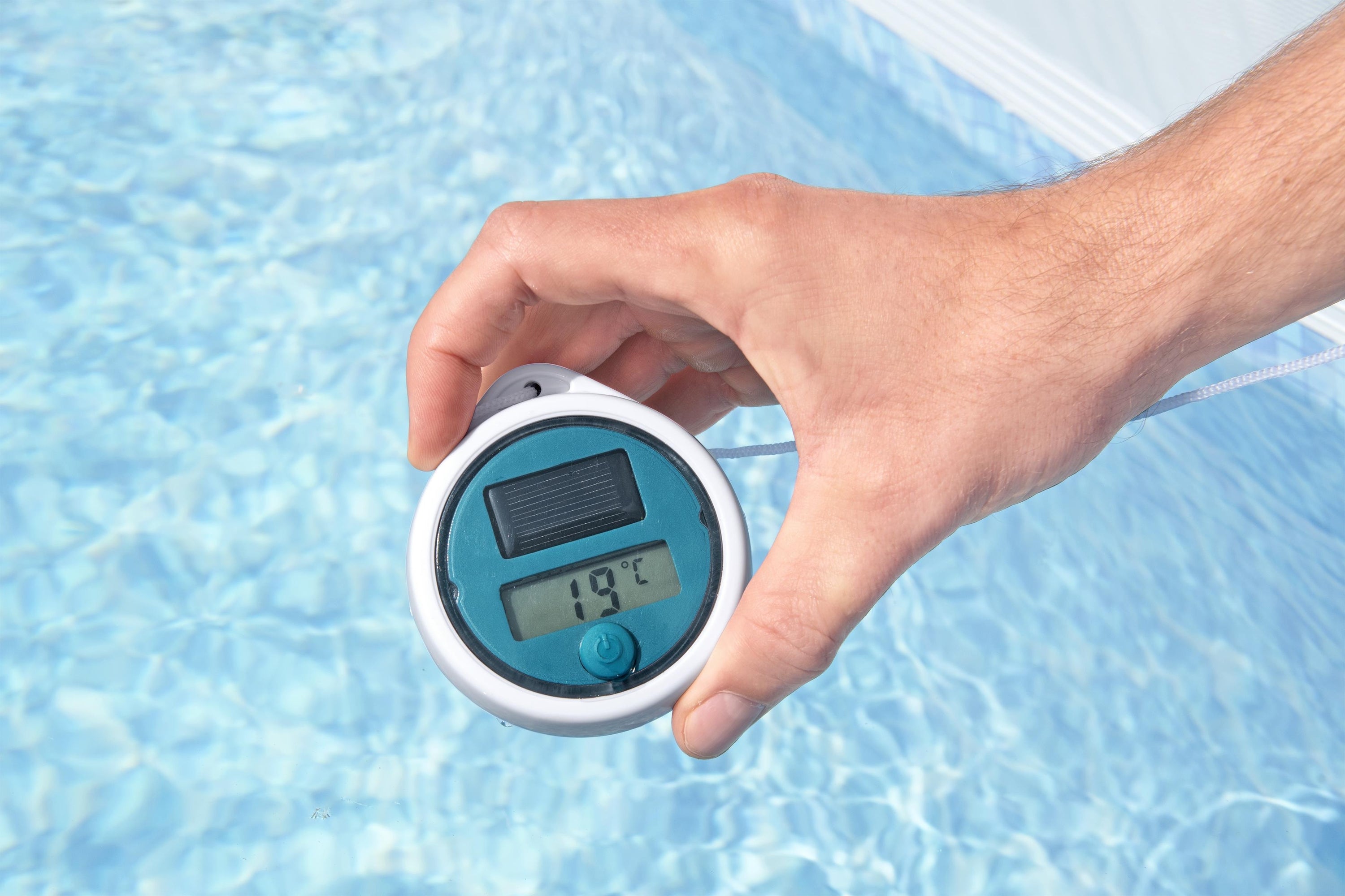 Poolthermometer mit digital Anzeige
