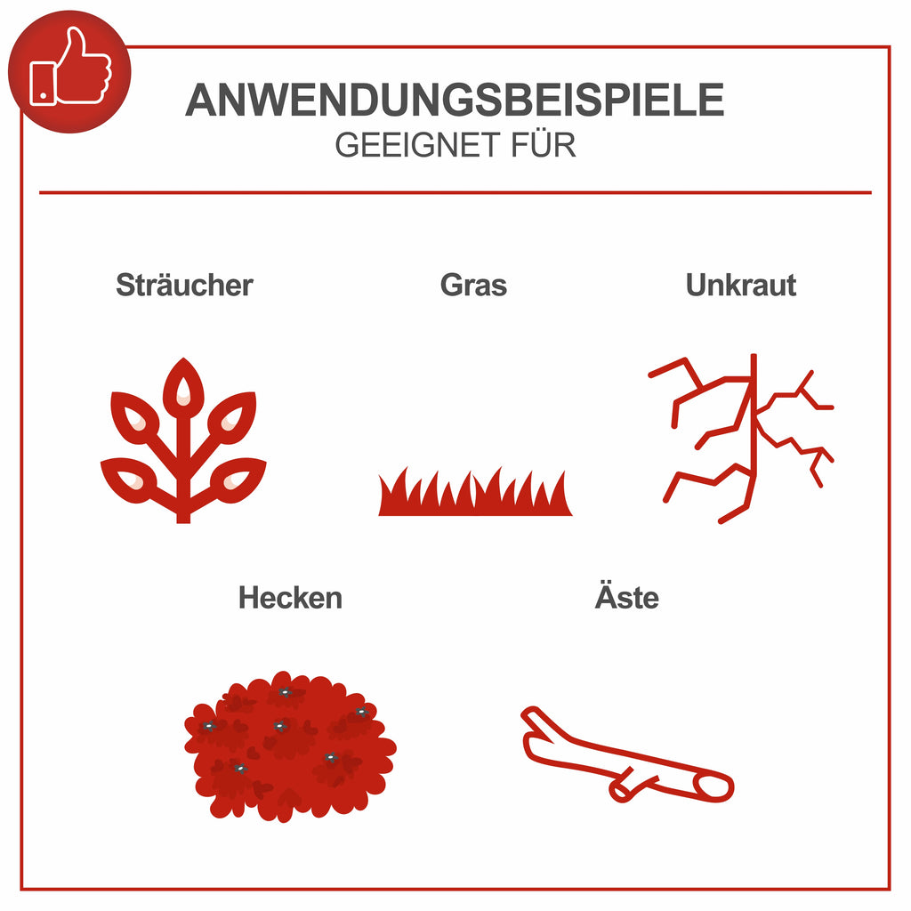 Benzin-Motorgeräte-Set 4 tlg.