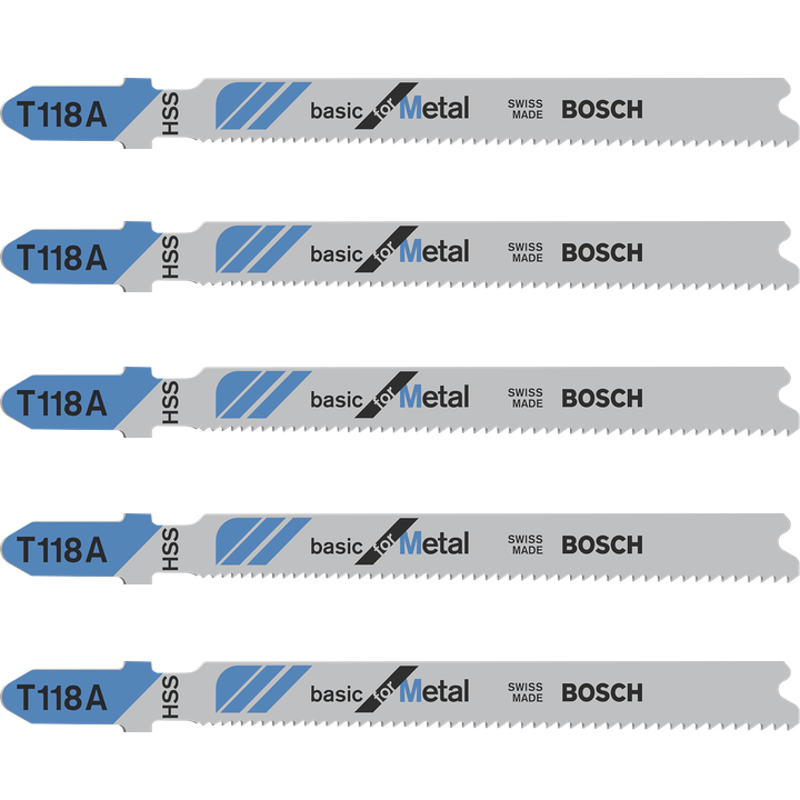 5 Stichsägeblätter T 118 A