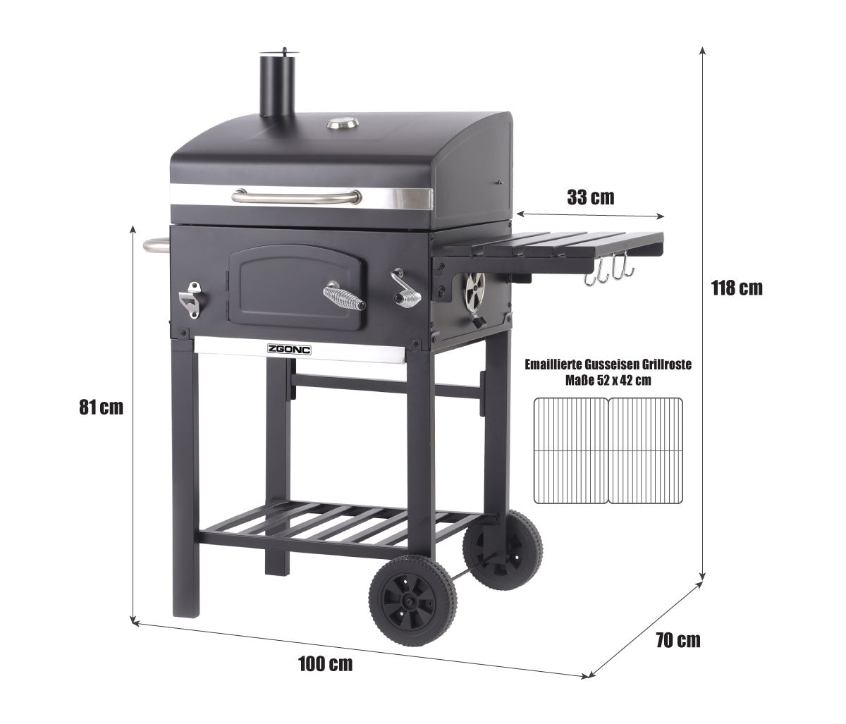 Holzkohle-Griller