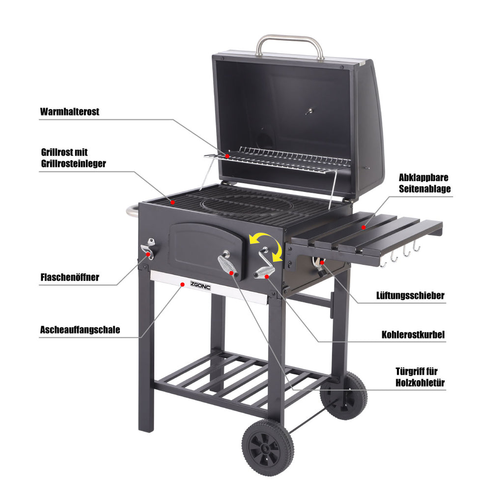 Holzkohle-Griller