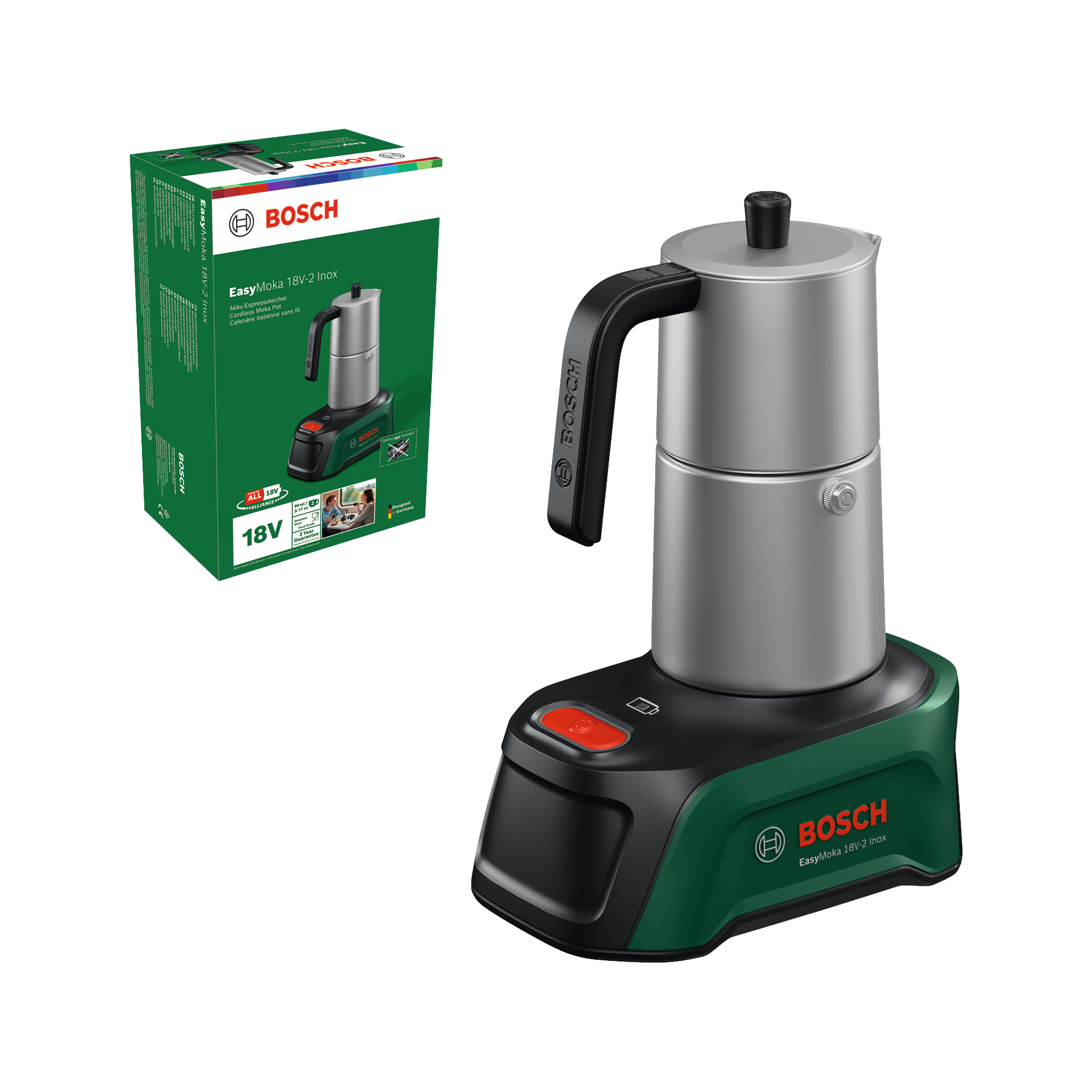 EasyMoka 18V-2 Inox