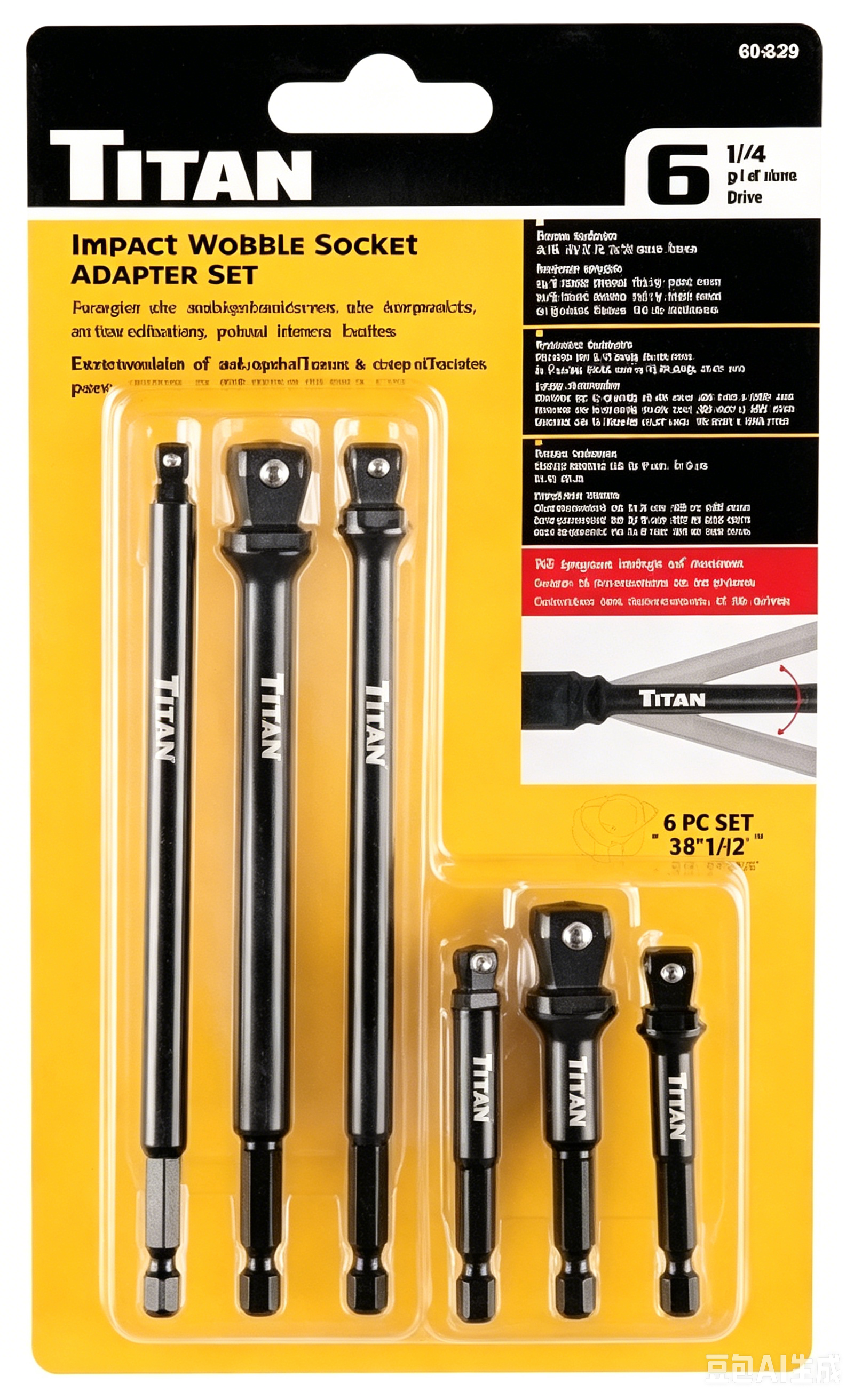 6-teiliges Winkelverlängerungs-Set