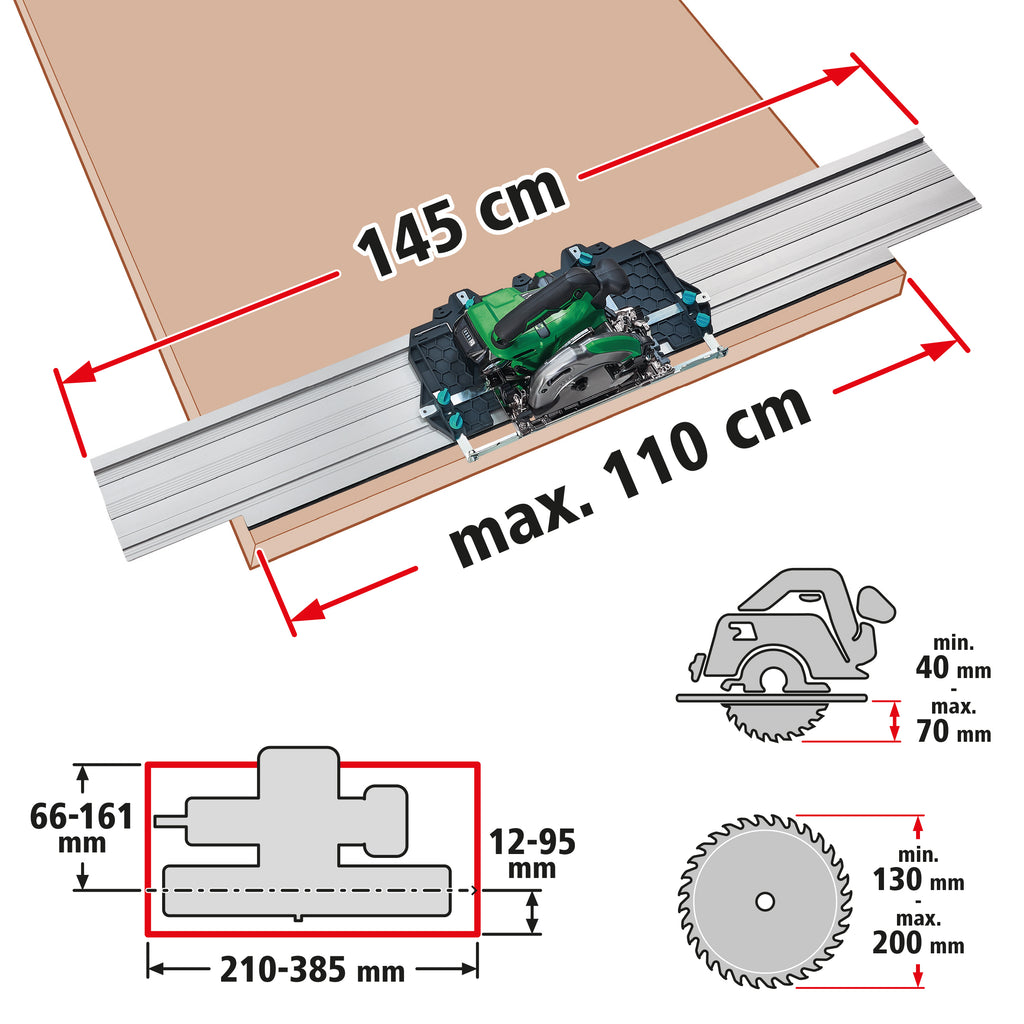 1 FKS 145 - Führungsschiene für HKS