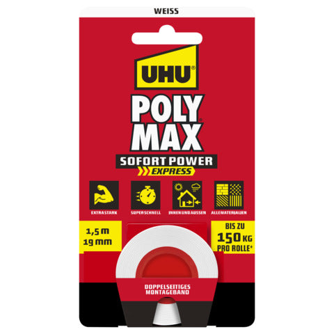 Poly Max Doppelband - Weiß
