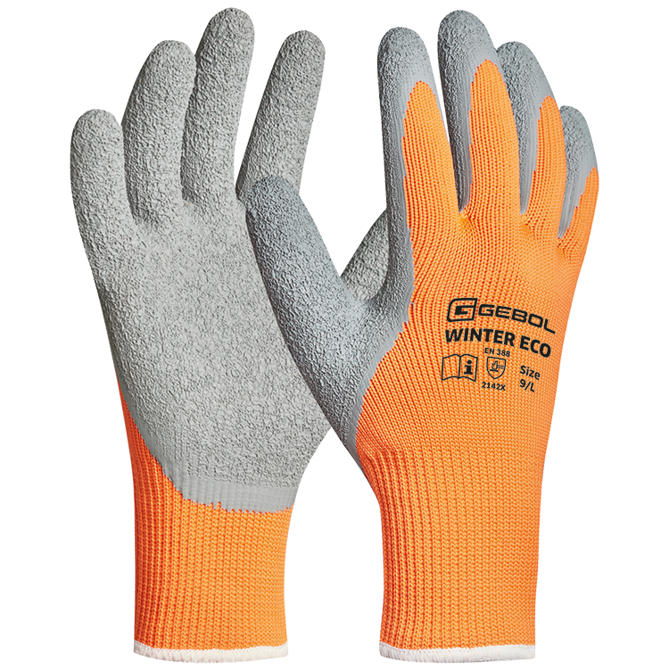 Handschuh "Winter Eco" orange Gr. 10