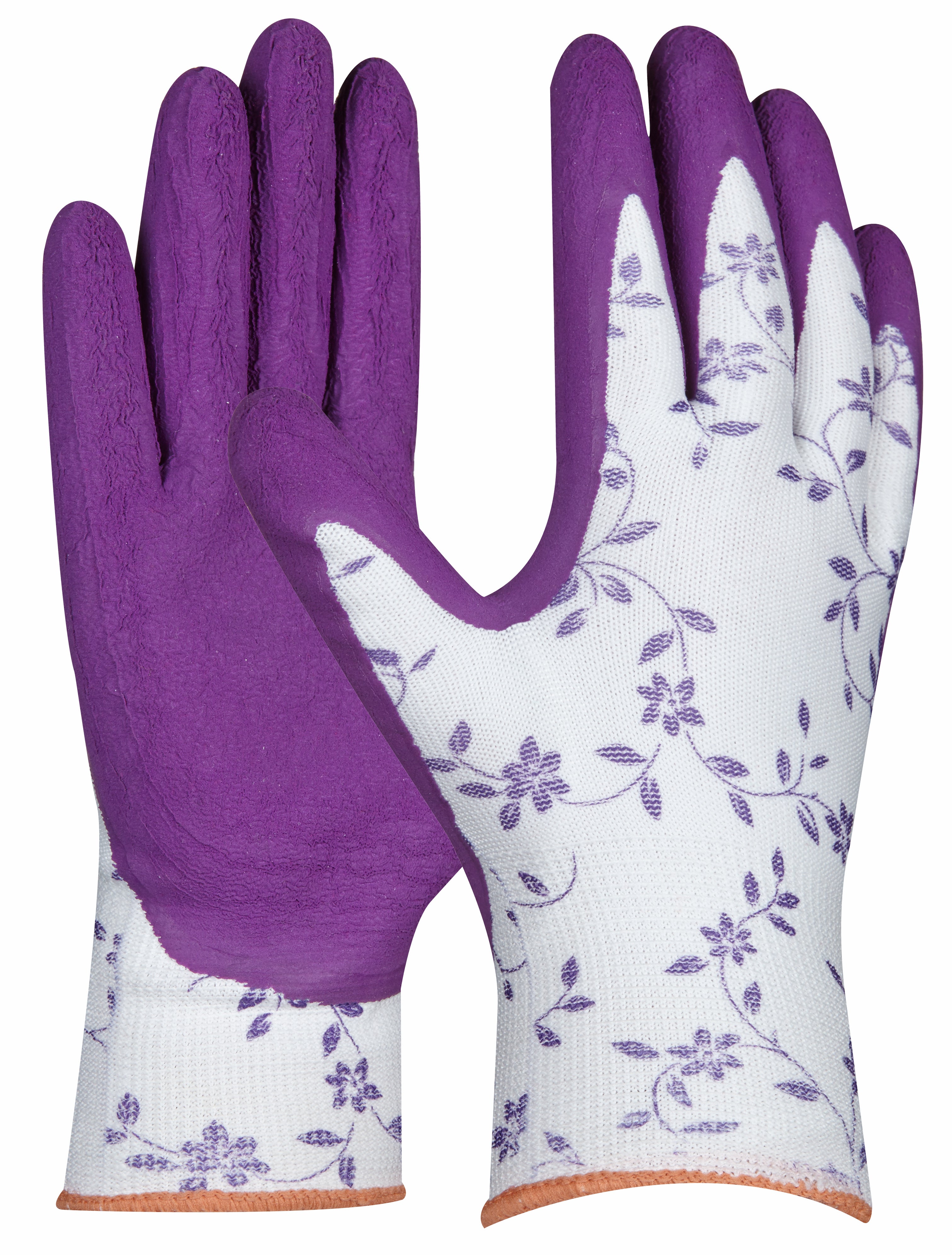 Handschuh "Flower" lila Gr. 7
