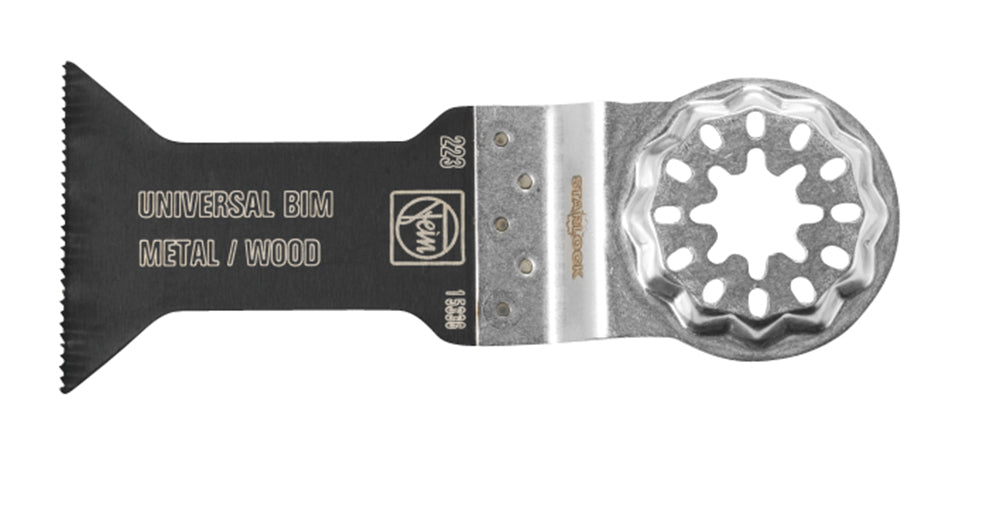 3 Universal-Bi-Metall-Sägeblätter E-Cut 55 x 44 mm