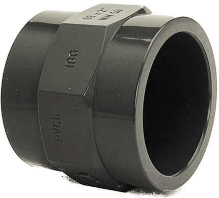PVC-Klebeverbindung 50 mm Ø x 6/4"-IG