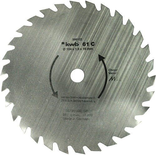 Kombinations-Sägeblatt 184 x 16 mm Ø, 30 Zähne