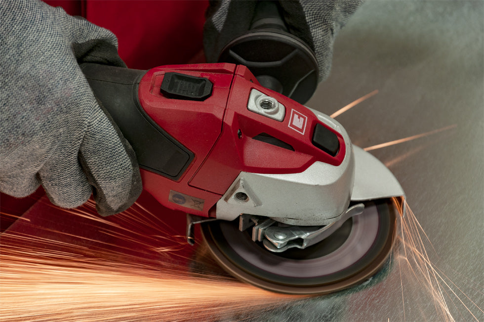 CUT-FIX® Schleifmop Ø 115 mm, K 40, Lamellenschleifteller, Metallbearbeitung