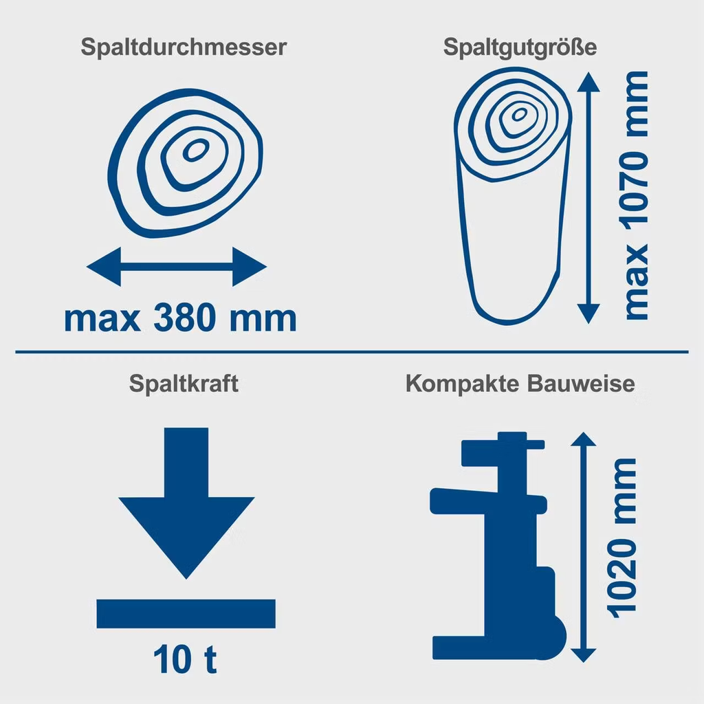 Holzspalter Compact 10 Tonnen