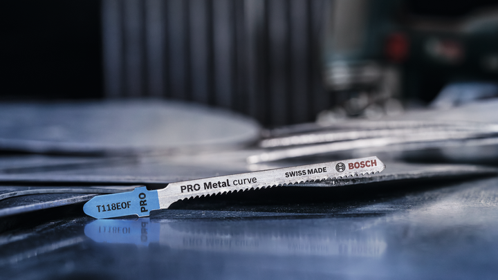 5 Stichsägeblätter PRO Metal curve T118EOF 83 mm