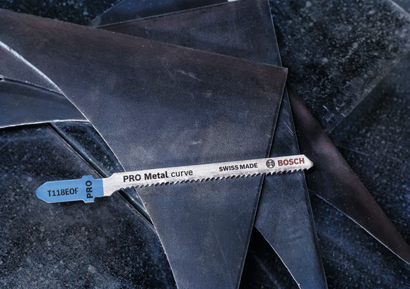5 Stichsägeblätter PRO Metal curve T118EOF 83 mm