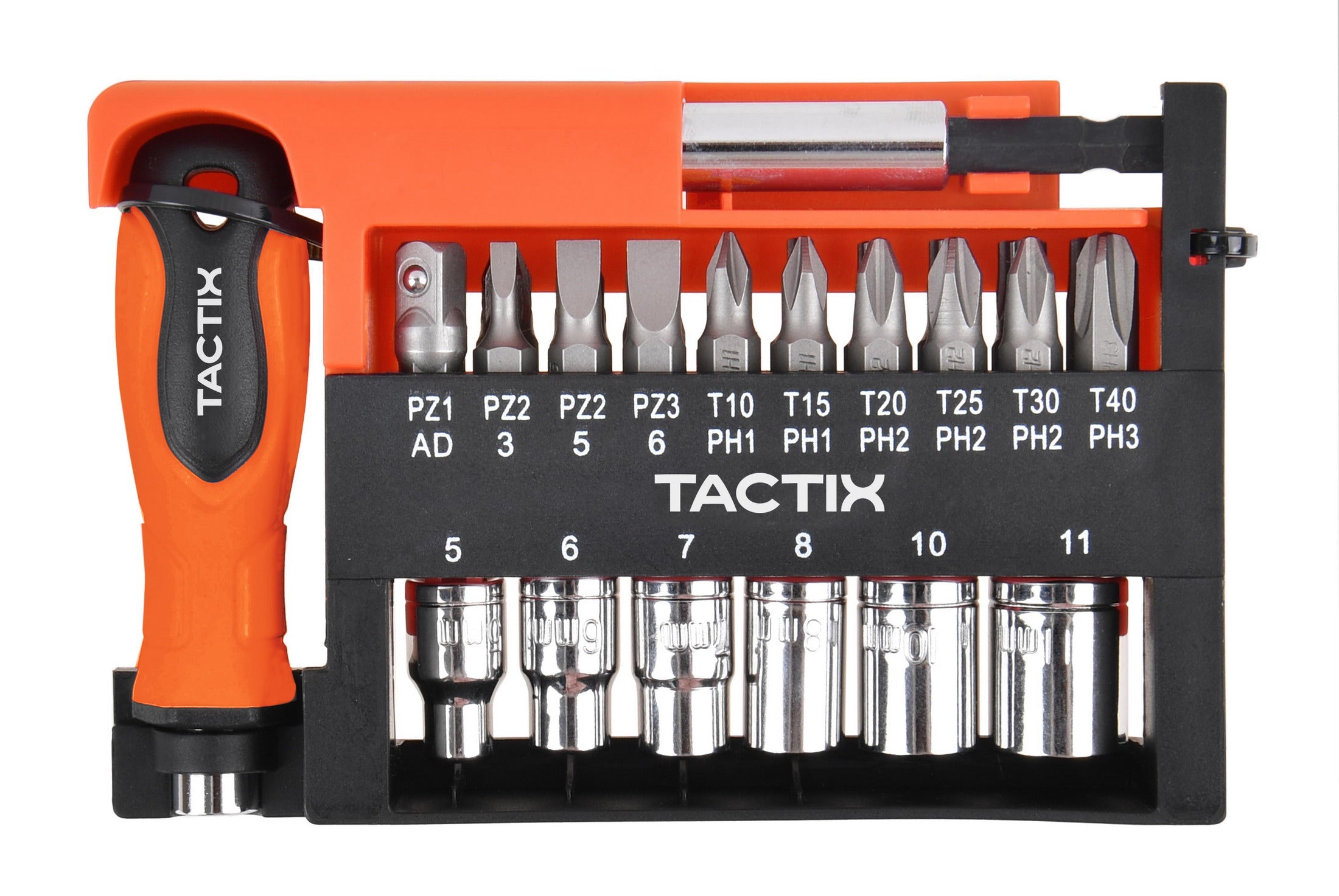 Stecknuss-/Bitsatz 1/4" 28-teilig