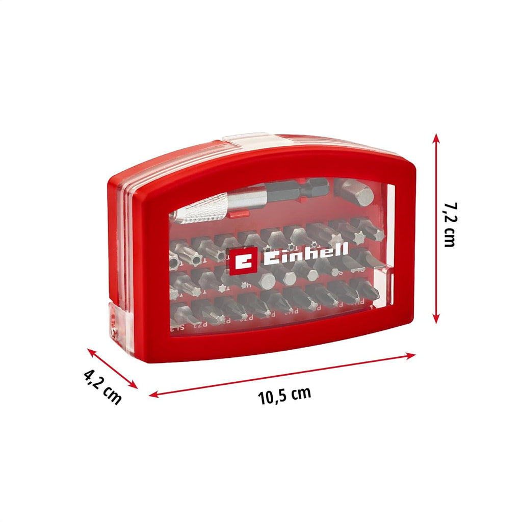 Bit-Box aus CrV-Stahl mit Gürtelclip, 32-tlg.