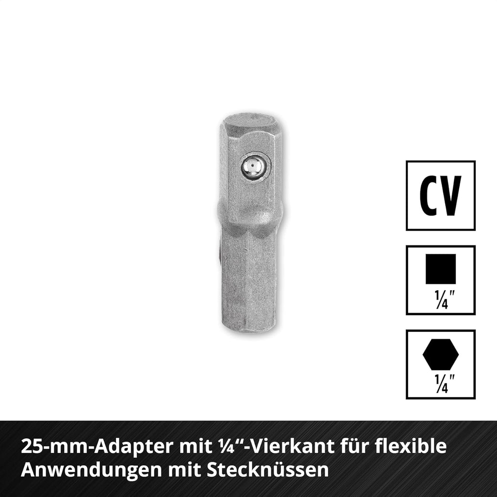 Bit-Box aus CrV-Stahl mit Gürtelclip, 32-tlg.