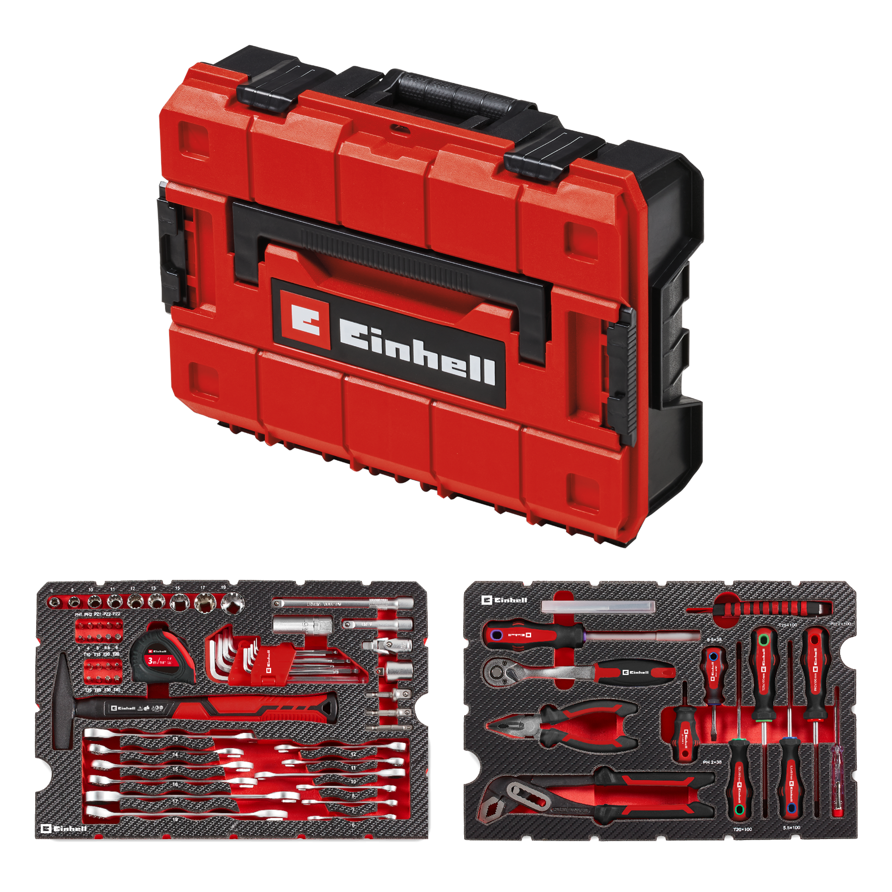 Werkzeugkoffer Universal E-Case 80-teilig